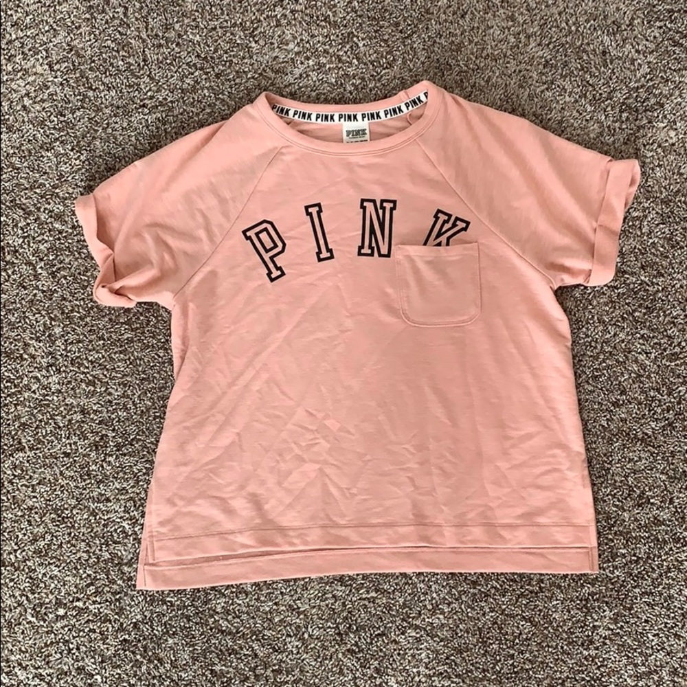 Blush pink tee shirt
